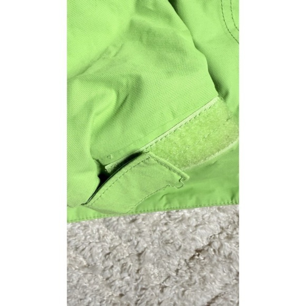 686 Snowsuit Jacket Girls Large‎ Lime Green Waterproof Breathable Attached Hood - Picture 9 of 11